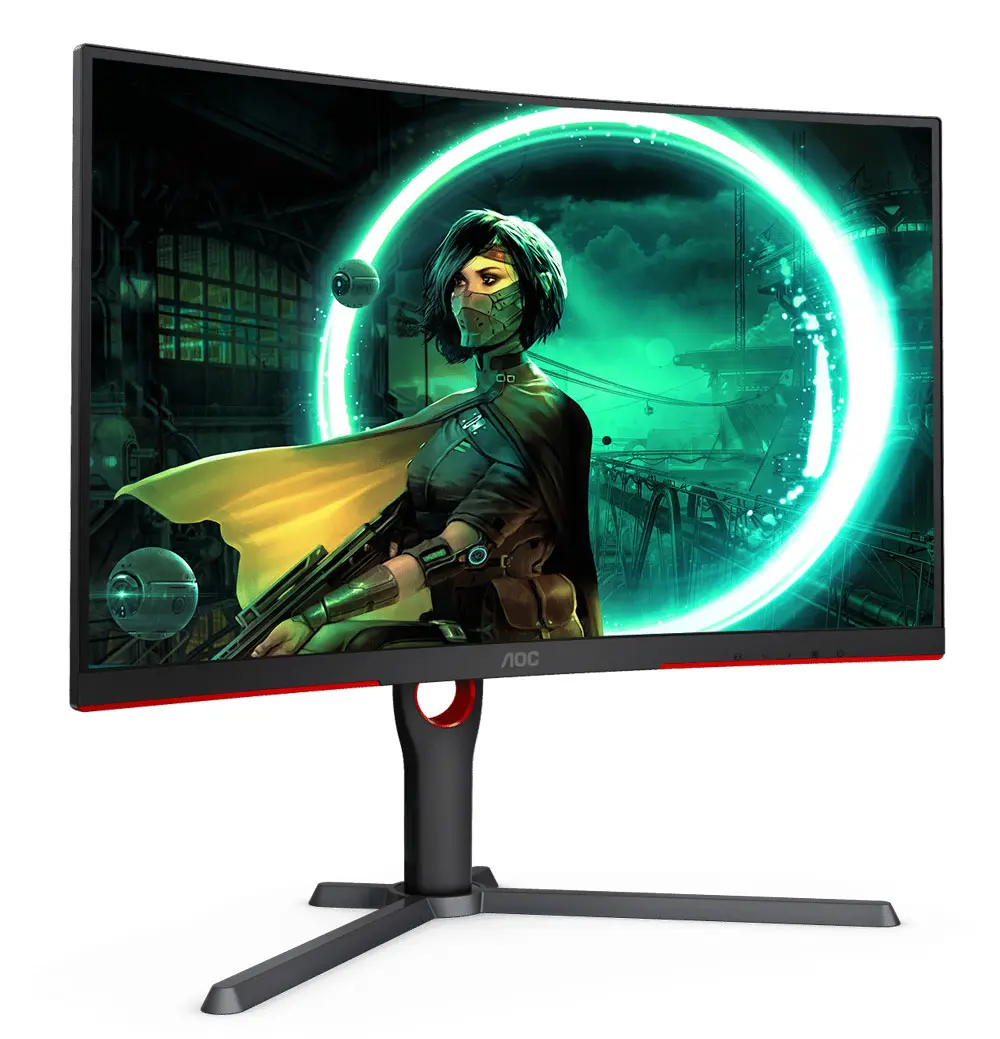 AOC CQ27G3S Gaming Monitor 27”Curved 1000R with Quad HD FreeSync