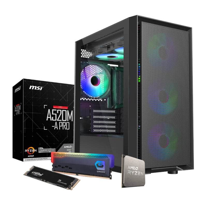 PCBuilder Ryzen 5 5600G DEFENDER Windows 11 Gaming PC