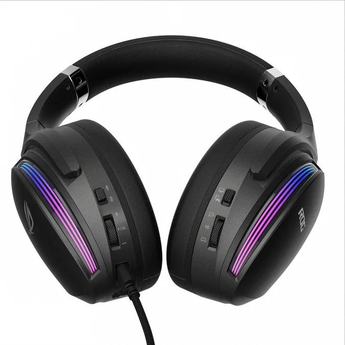 ASUS ROG Fusion II 500 Wired RGB Gaming Headset - Black