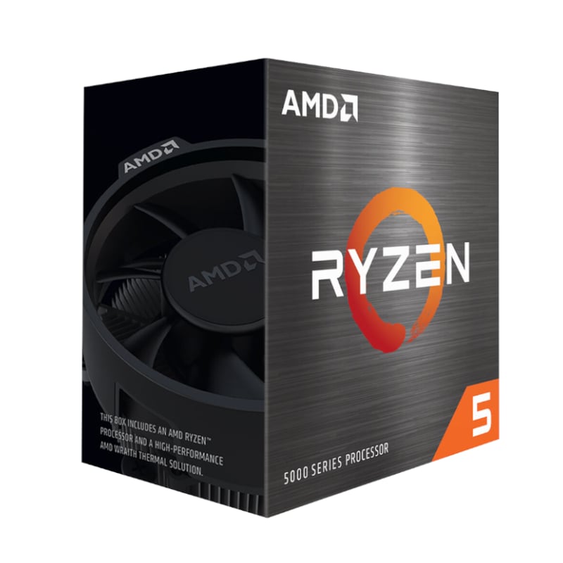 AMD RYZEN 5 5500 7nm SKT AM4 CPU; 6 Core/12 Thread Base Clock 3.6GHz; Max Boost Clock 4.2GHz .