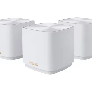 ASUS AX3000 WiFi 6 Dual-band Mesh system 3 PACK- Coverage up to 5000 Sq. ft. 90IG0750-MO3B20.