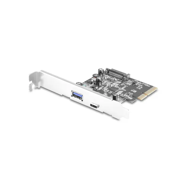 VANTEC 2 PORT USB 3.1 GEN 2 TYPE A/C PCIE X4 ADAPTOR (1 X TYPE A 1 X TYPE C)