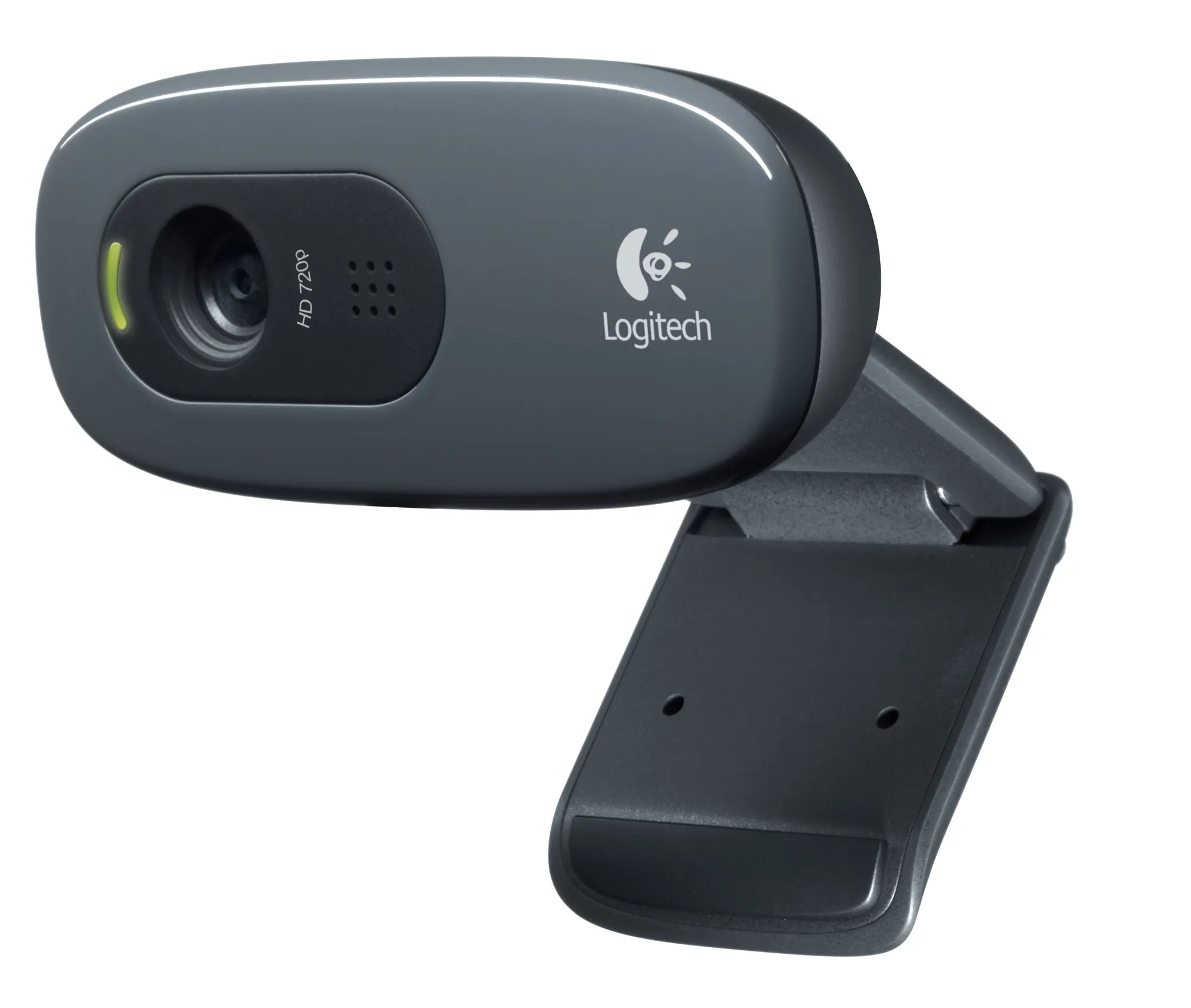 Logitech Webcam C270 HD Still 3MP HD Video Built in Mic Auto focus Grey