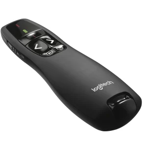 910-001356 - Logitech Wireless Presenter R400 Red Laser Pointer  Up to 15 metre (2 4GHz) range  storable wireless USB receiver