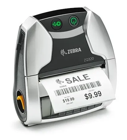 DT Printer ZQ320; 802.11AC & BT 4.X; Label Sensor; Indoor Use; Group E