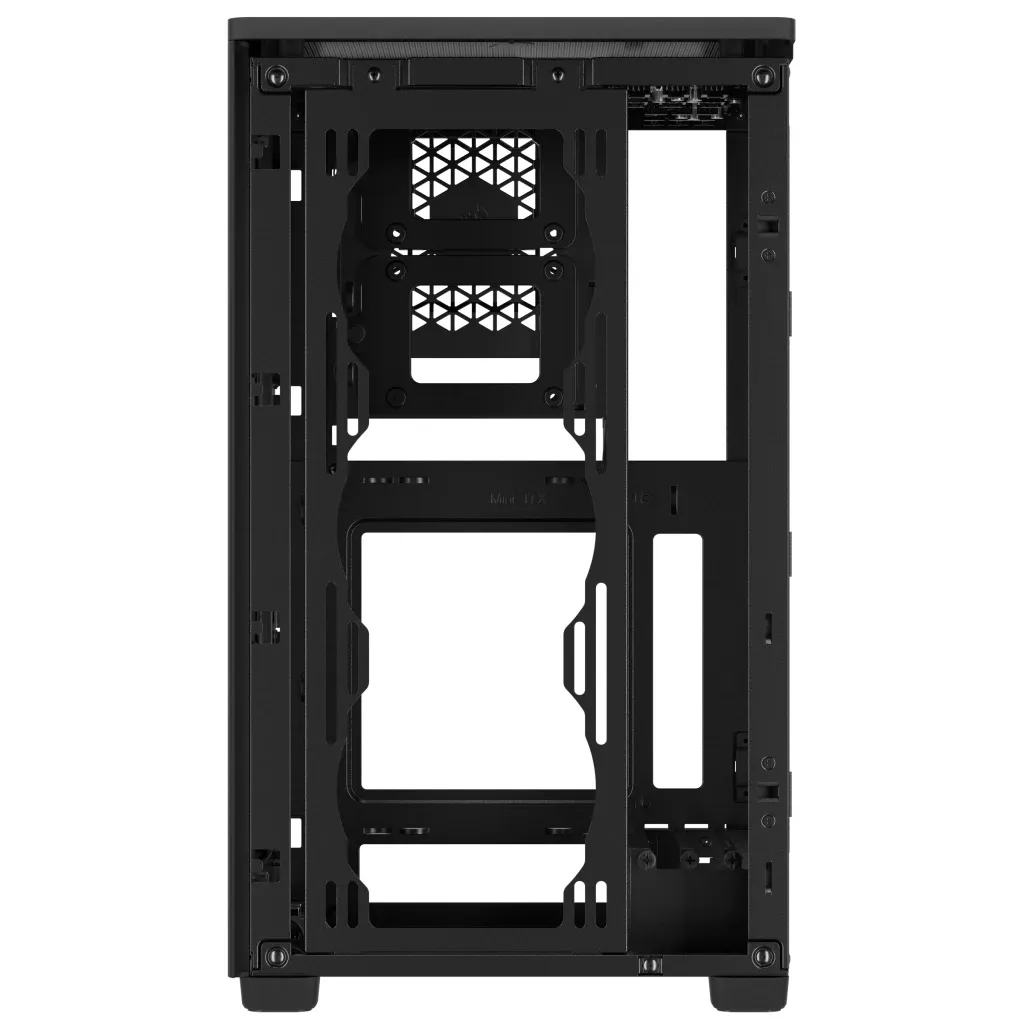 2000D Airflow ITX-Tower; Black; Slim fans/FS PSU only