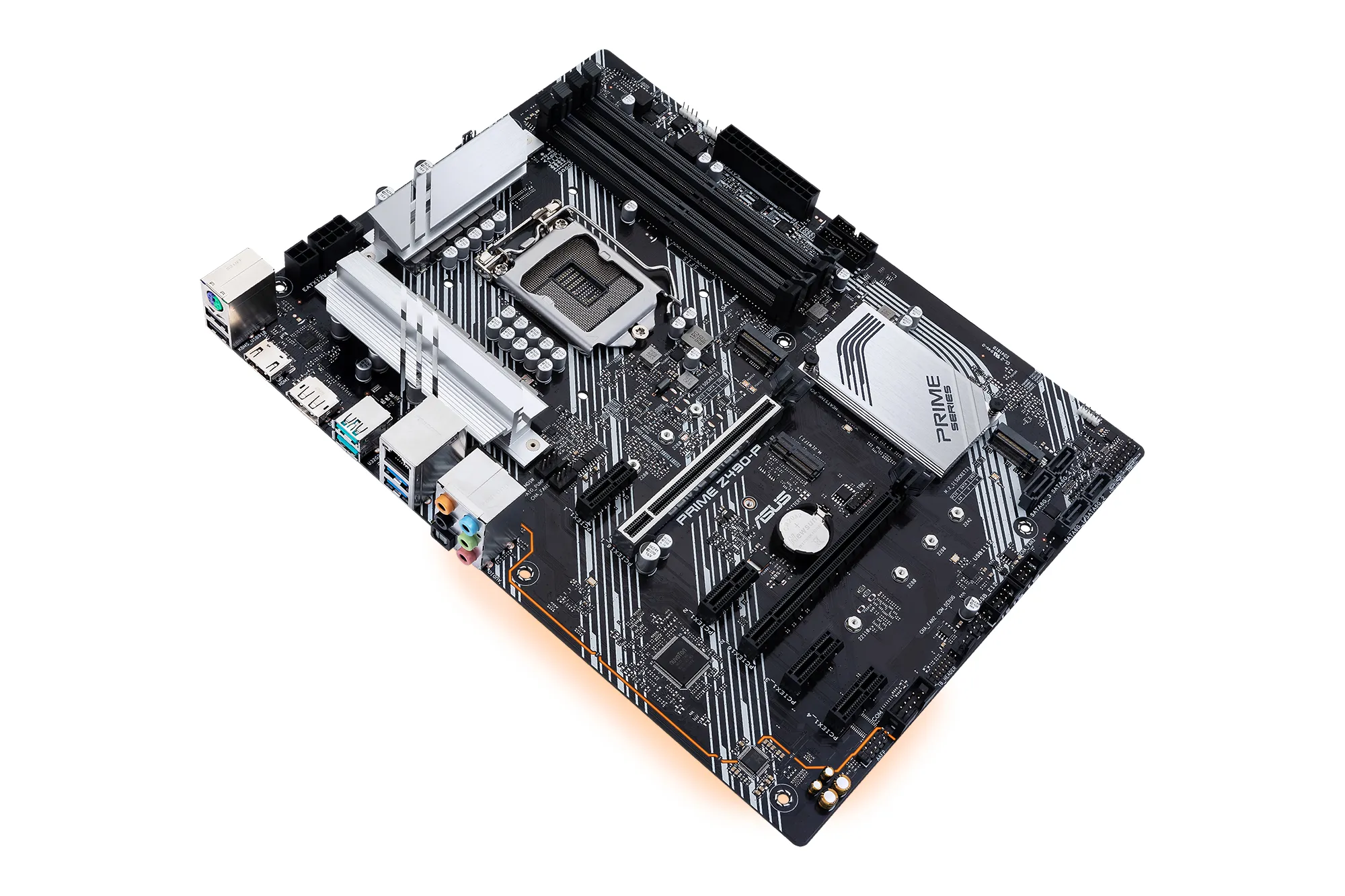 ASUS PRIME Z490-P Intel® Socket 1200; 4x DDR4; 1 x PCIe 3.0 x16 + 1 x PCIe 3.0 x16(@x4 mode); 4x PCIe 3.0 x1; 4x SATA; 2x M.2;