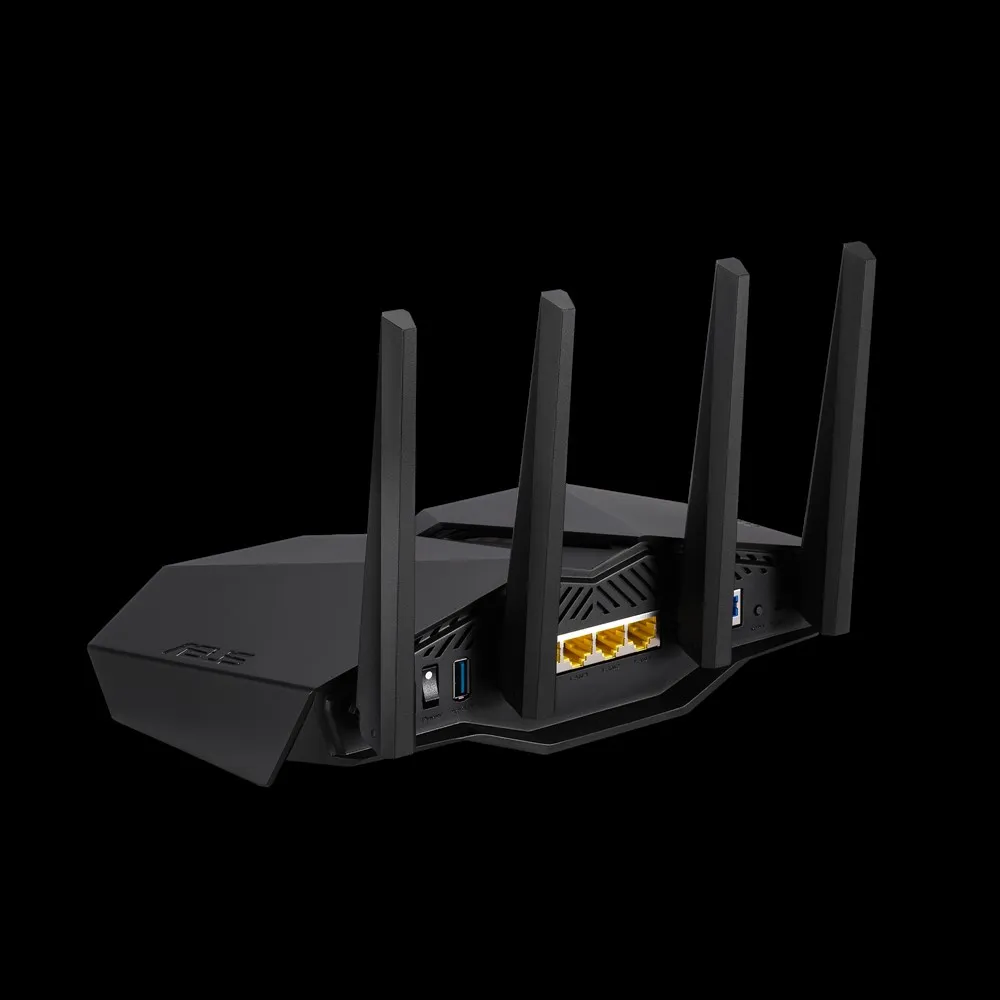 AX5400 Dual Band WiFi 6 Gaming Router; PS5 compatible; Mobile Game Mode; ASUS AURA RGB;Mesh WiFi support; Gear Accelerator; Gami
