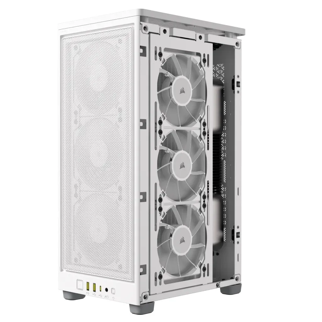 2000D Airflow ITX-Tower; White; Slim fans/SF PSU only