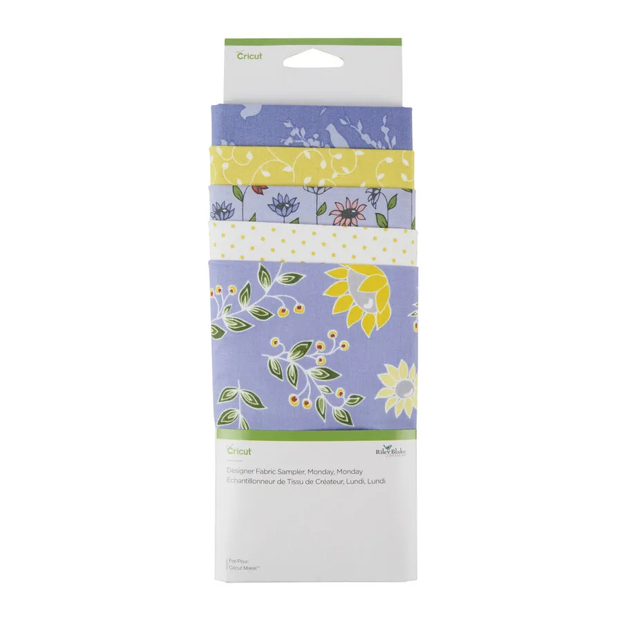 2005171 - CRICUT DESIGNER FABRIC SAMPLER MONDAY MON