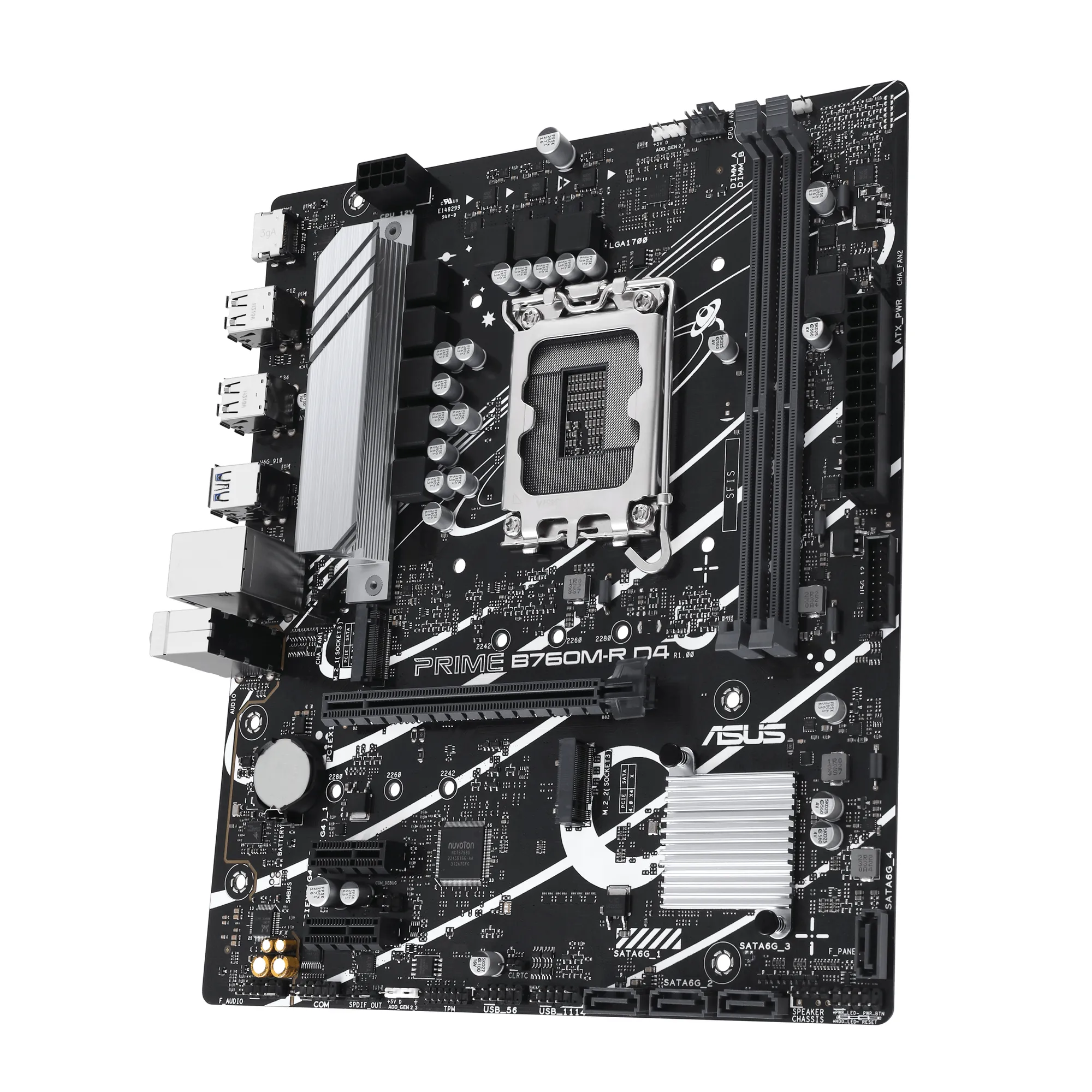 LGA1700 12th/13th/14th Gen/2xDIMM; Max. 64GB; DDR4/ . 1xHDMI/1xPCIe4*16/ 2 x PCIe4*1/2xM.2/ 4xSATA 6Gb/24.4cm x 21.1cm