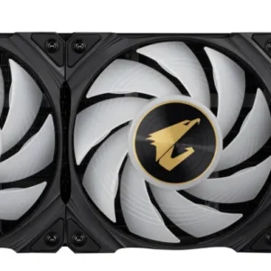 AORUS LIQUID COOLER 240; All-in-one Liquid Cooler with Circular LCD Display; RGB Fusion 2.0; Dual 120mm ARGB Fans.