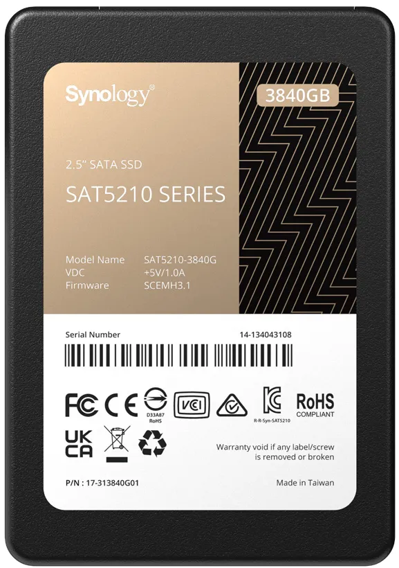 3.84TB SAT5210 SATA III 2.5'' Internal SSD