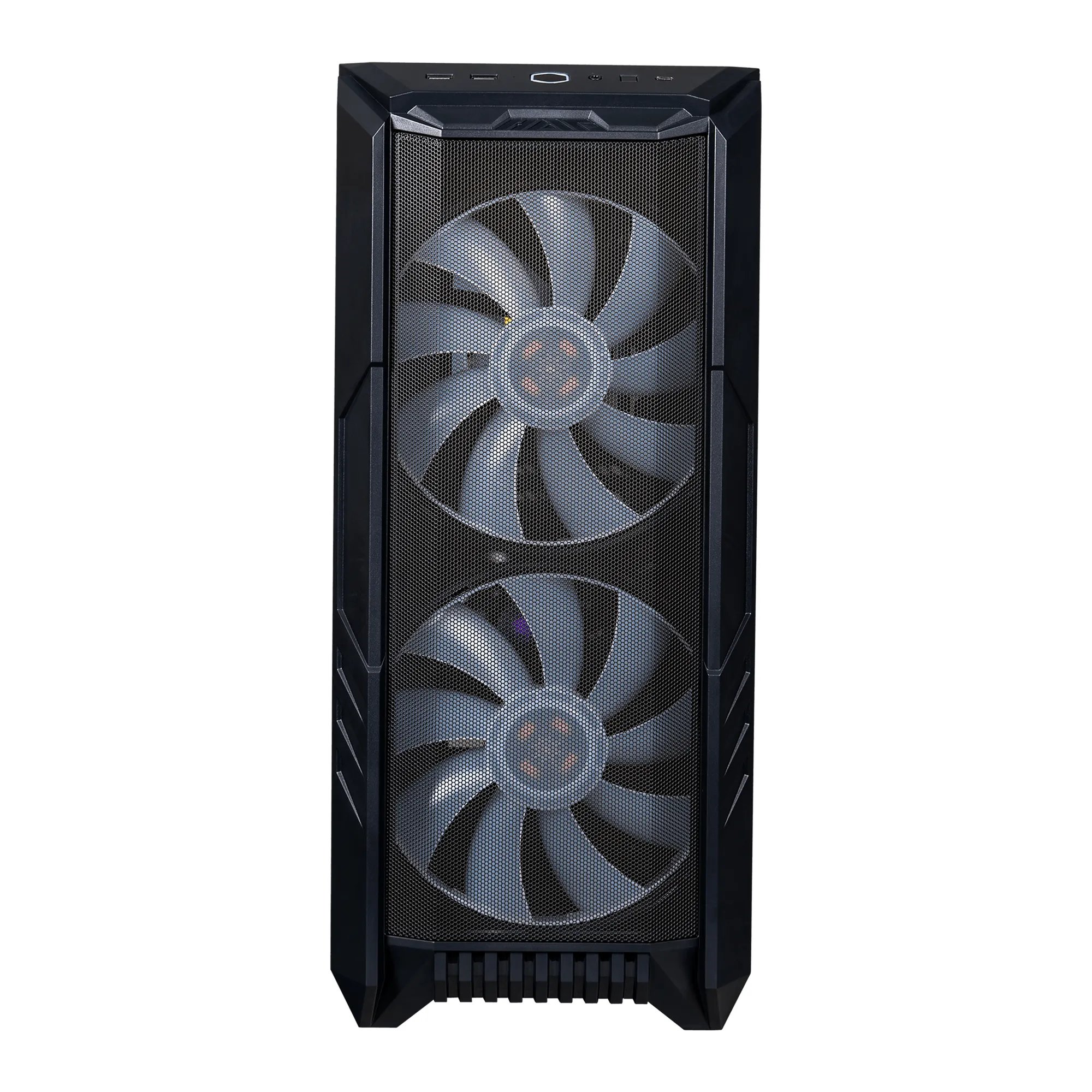 CM Case HAF 500; 2 x 200mm rgb fans with controller; ATX; Case handle; Mesh and Transparent covers; Iron Grey