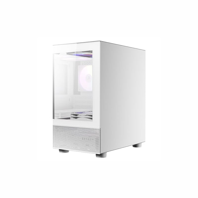 Antec CX200M Elite Micro-ATX | ITX ARGB Mini-Tower Gaming Chassis - White