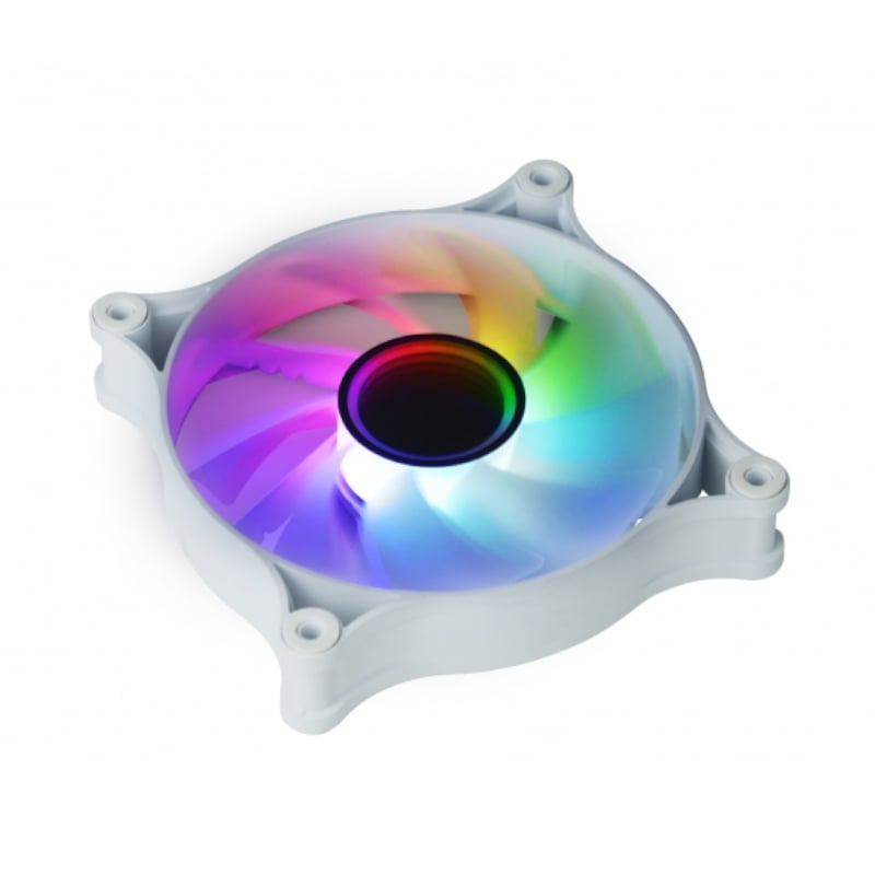 Raidmax NV-IT120FW 120mm ARGB Case Fan - White
