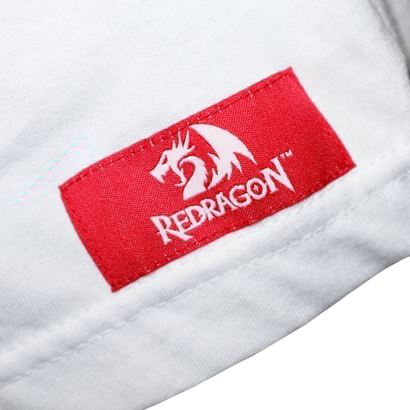 REDRAGON SAMURAI T-SHIRT - WHITE - LARGE