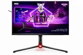 AOC AG324UX AGON Gaming Monitor|32 inch|4K UHD144hz|1ms|HDMI 2.1 DP|VESA|Flicker Free;|Low Blue Mode| FreeSync Premium