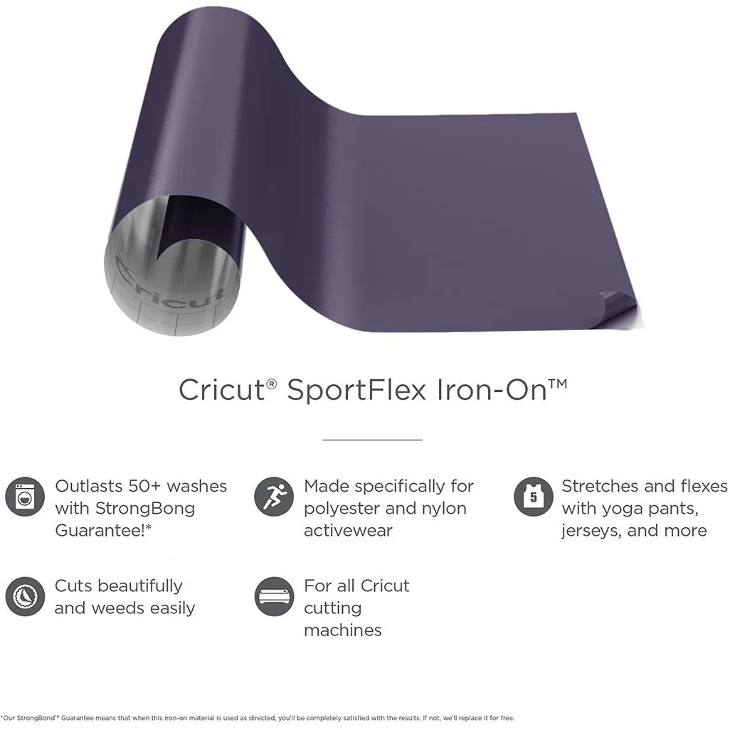 2004432 - Cricut Sportflex Iron-On 29X60cm (Indigo)