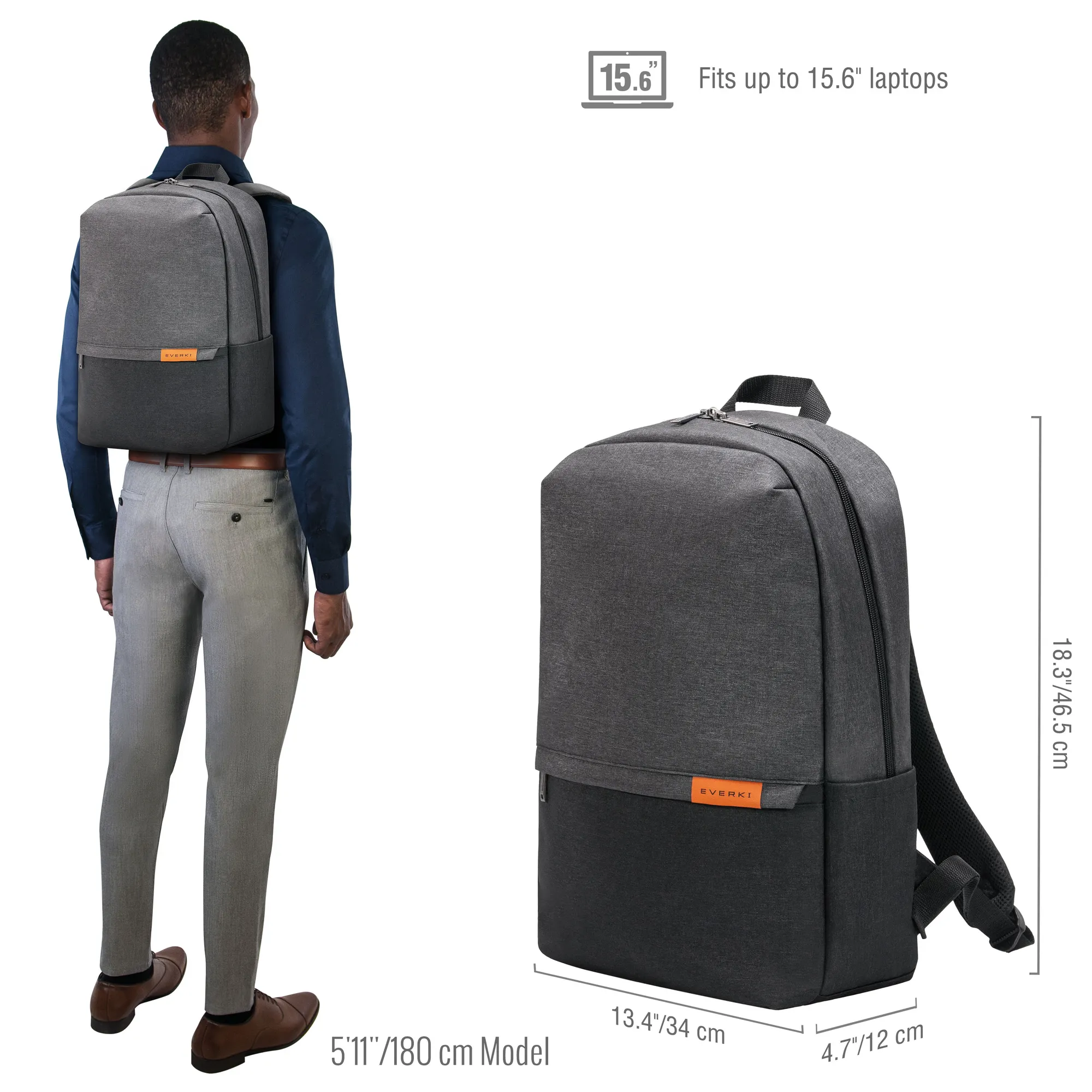 Everki 106 Light Laptop Backpack 15.6''.