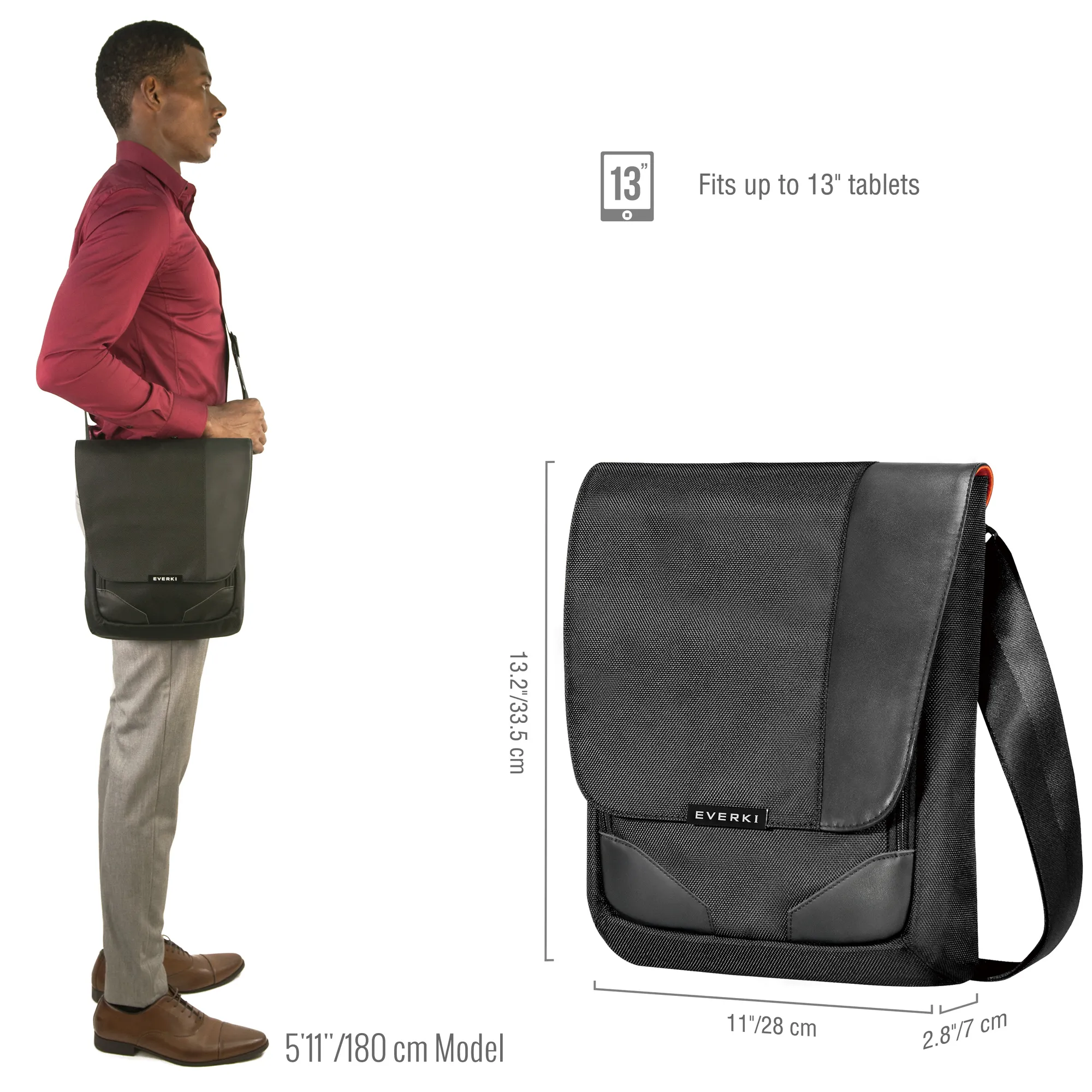 Everki EKS622XL Venue XL IPAD PRO 12/Surface PRO/MacBook 12