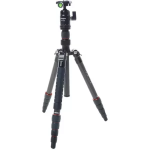 S4+ FPH-42Q Tripod - 4 sections; 23mm diameter; min 333mm-max 1417mm heightm; weight 0.96kg MAX LOAD 8KG
