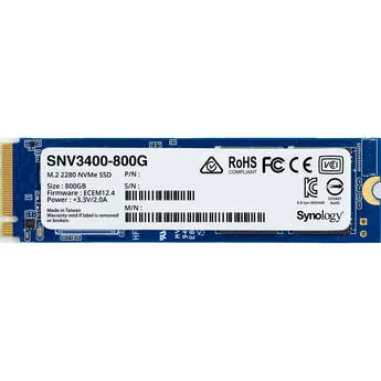 800 GB M.2 22110 NVMe SSD; tailored for Synology NAS with built-in M.2 slots