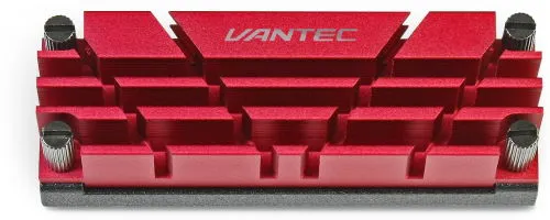 VANTEC ICEBERG Q M.2 NVME 2280 SSD HEAT SINK -RED