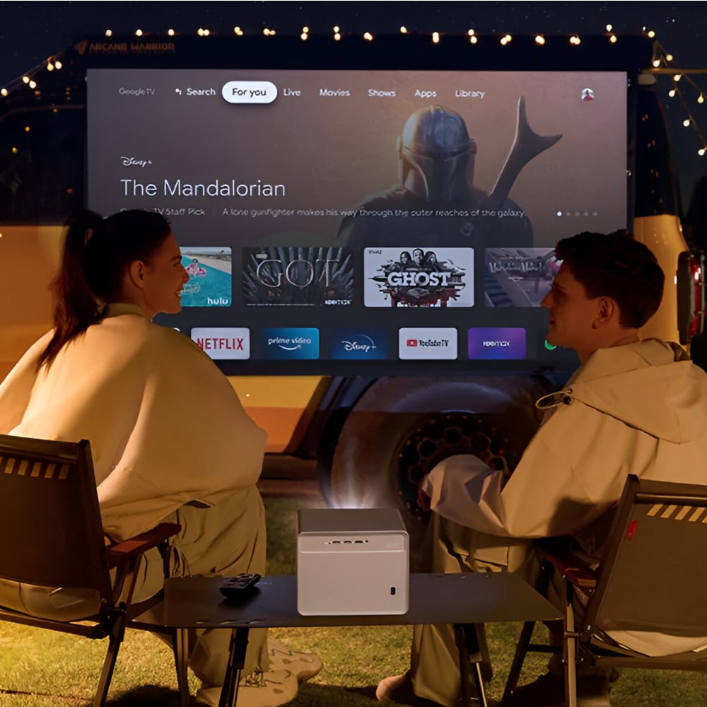 WANBO DAVINCI 1 PRO 1080P 650ANSI Android 11 Smart Home Theatre Projector