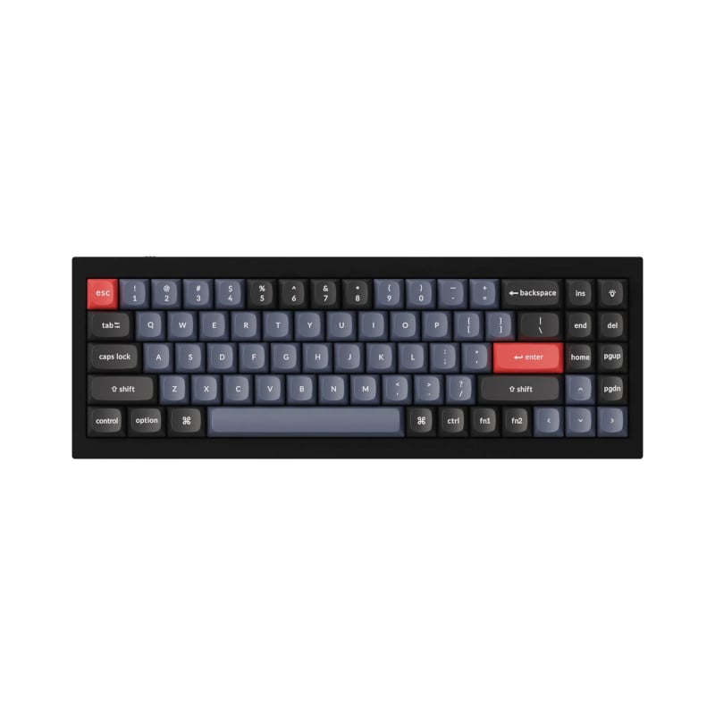 Keychron Q7 70% Red G Pro Switches Aluminium RGB Wired Keyboard - Black