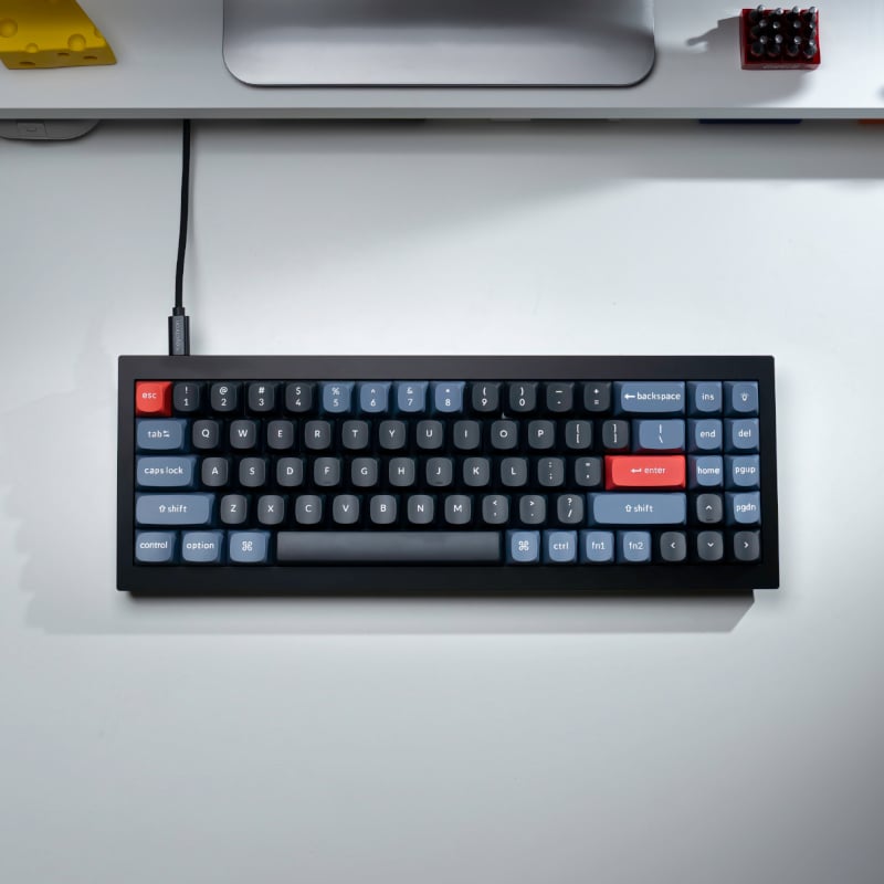Keychron Q7 70% Red G Pro Switches Aluminium RGB Wired Keyboard - Black